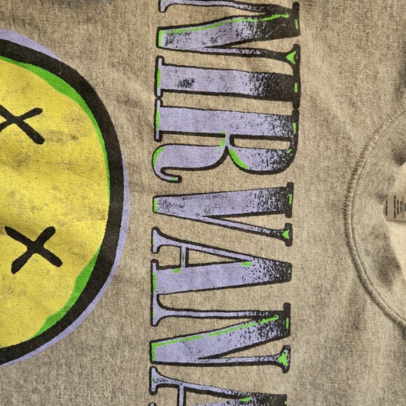 NIRVANA Sweatshirt  size small  Totally Cool!!! - Picture 4 of 5